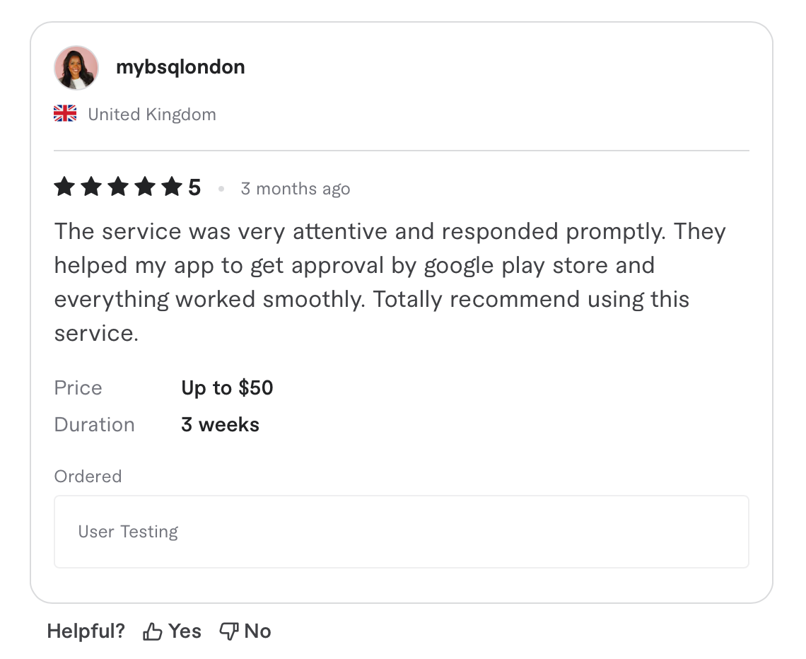 Client review 7